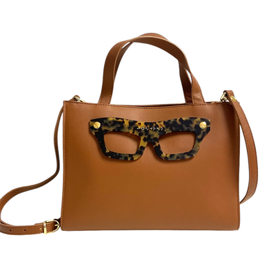 Borsa e occhiali