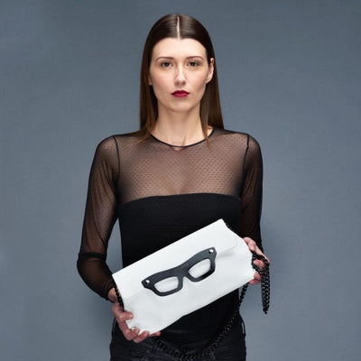 Maxi Pochette Big Lucy Bianco latte