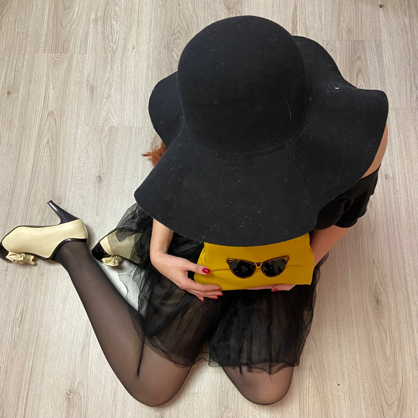 Mini Pochette Vintage nera