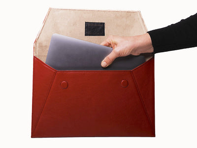 Porta PC e documenti porpora