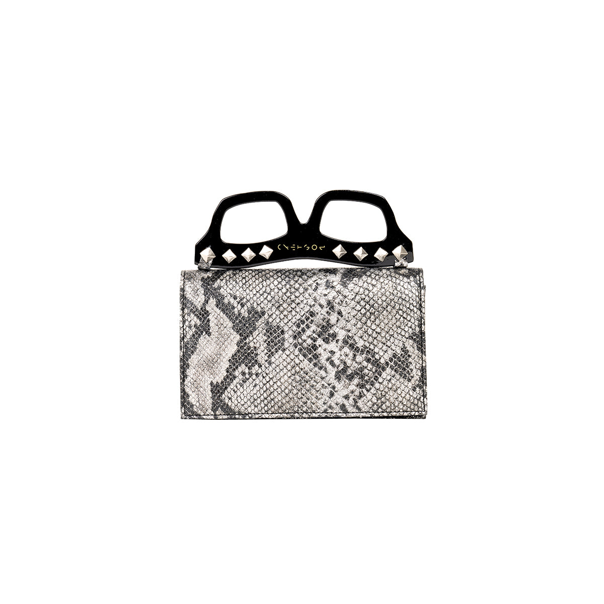 Freak Of Nature Clutch-Bag  argento