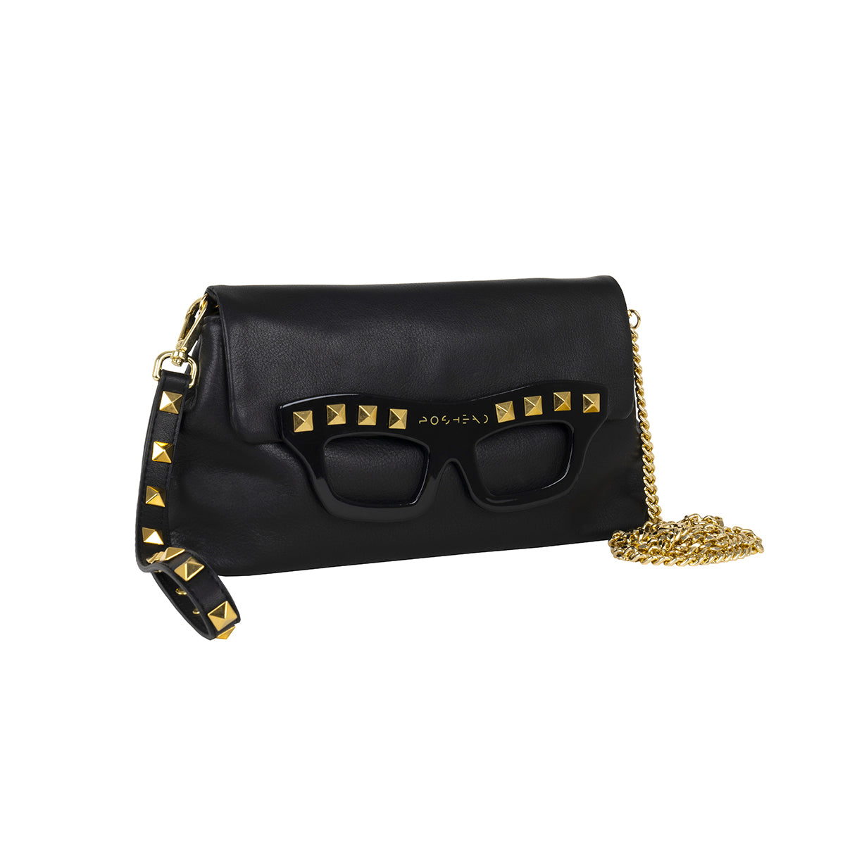 Pochette Little Lucy Not That Kind Nera/Oro