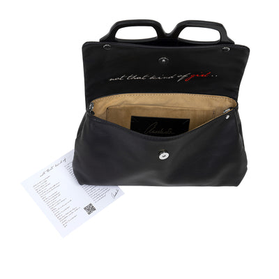 Pochette Little Lucy Not That Kind Nera/Argento