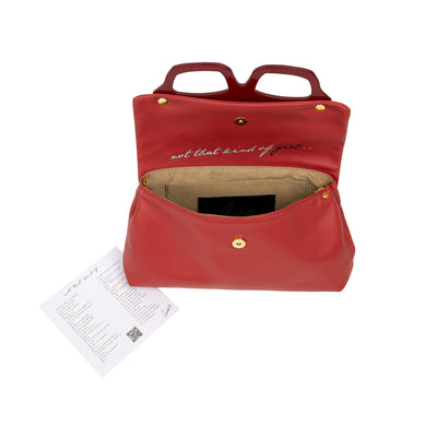 Pochette Not That Kind Rossa/Oro