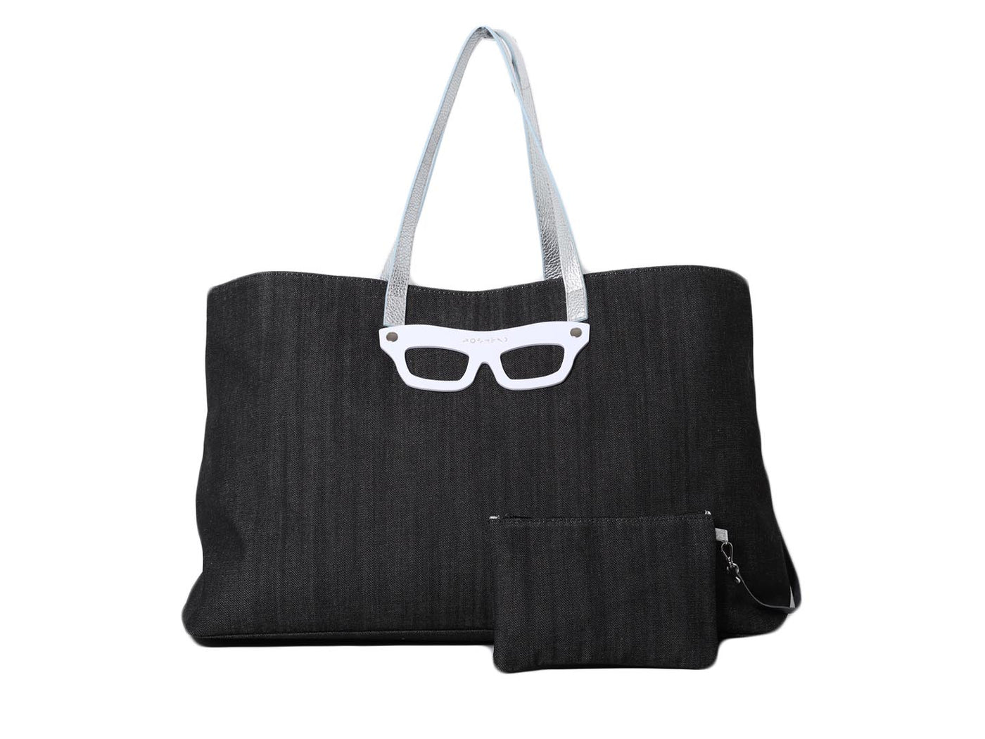 Maxi shopping denim nero
