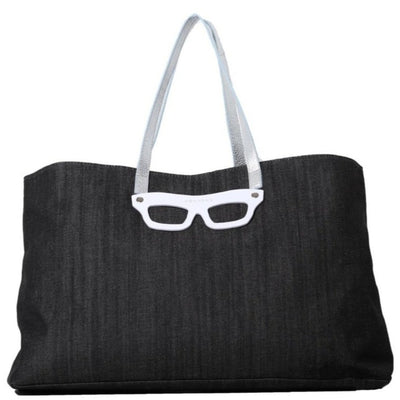 Maxi shopping denim nero