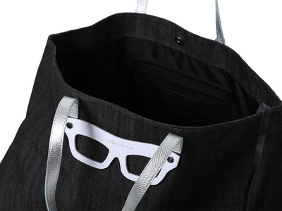 Maxi shopping denim nero