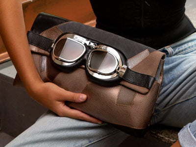 Maxi Pochette in Patchwork multicolor
